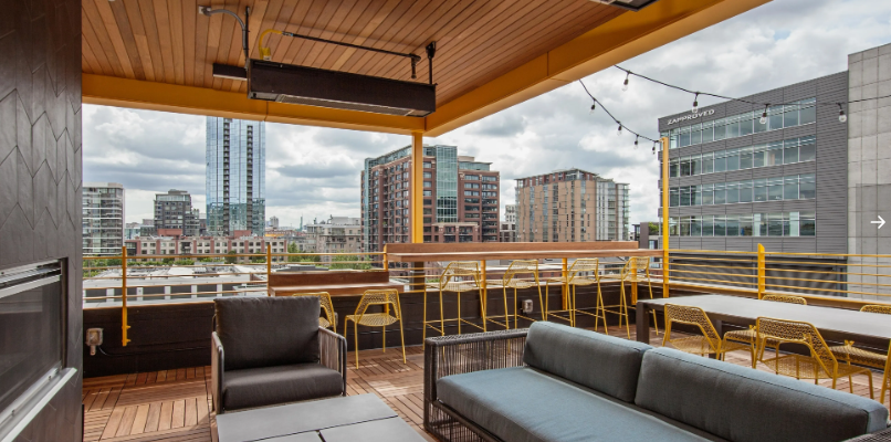 rooftop deck lounge